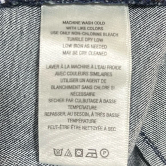 Free People CRVY 2nd Ave One Piece Denim Jumpsuit Backless Curvy Dark Wash 8 - Picture 10 of 12